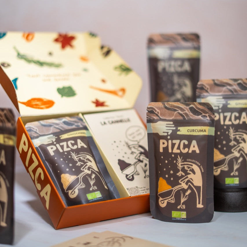 Coffret TERRE (5 épices + fiches recettes)