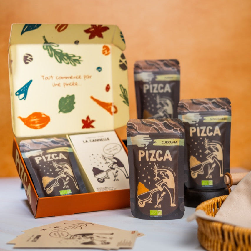 Coffret TERRE (5 épices + fiches recettes)