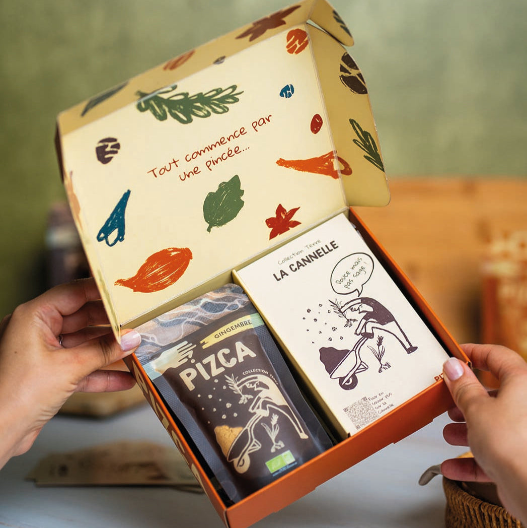 Coffret TERRE (5 épices + fiches recettes)