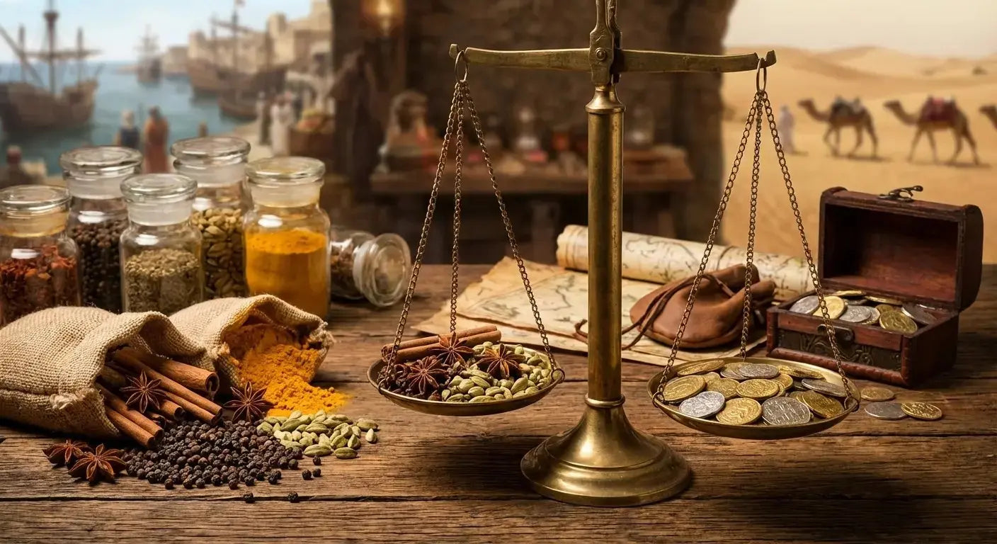 Épices ou Espèces : Pourquoi payait-on autrefois avec du poivre ?