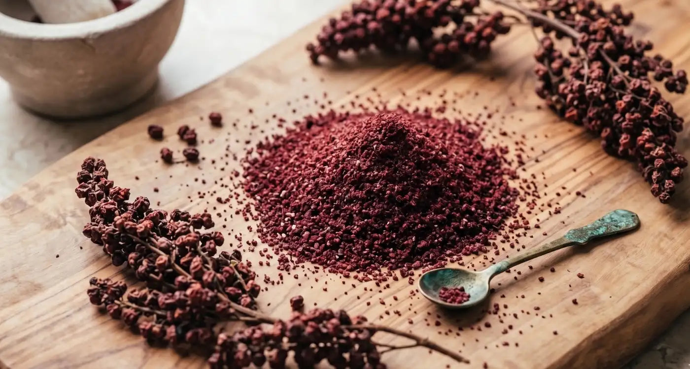 Le Sumac : l'épice rouge qui remplace le citron (et fait encore mieux)