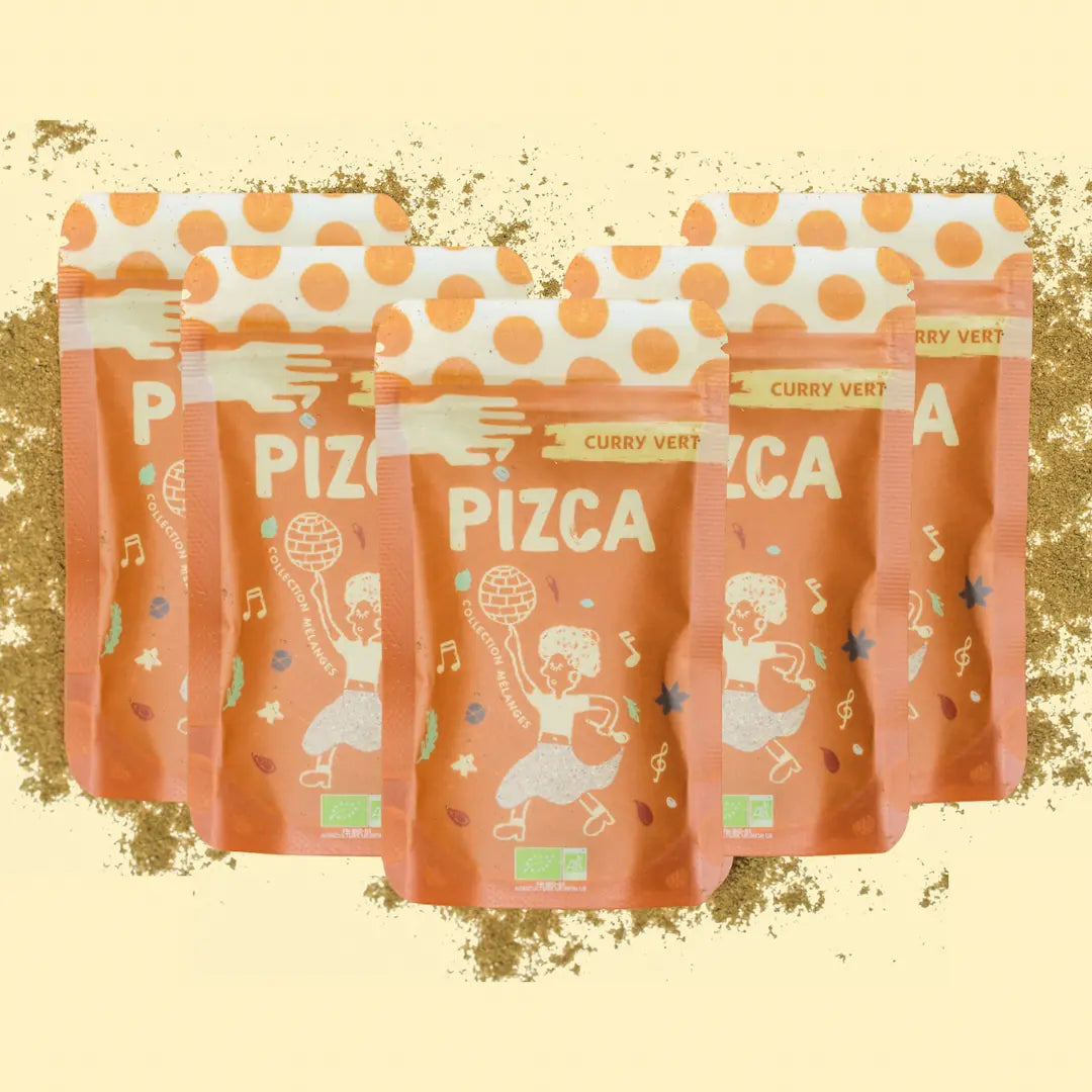 Pack de 5 Curry Vert BIO (5 x 35G)