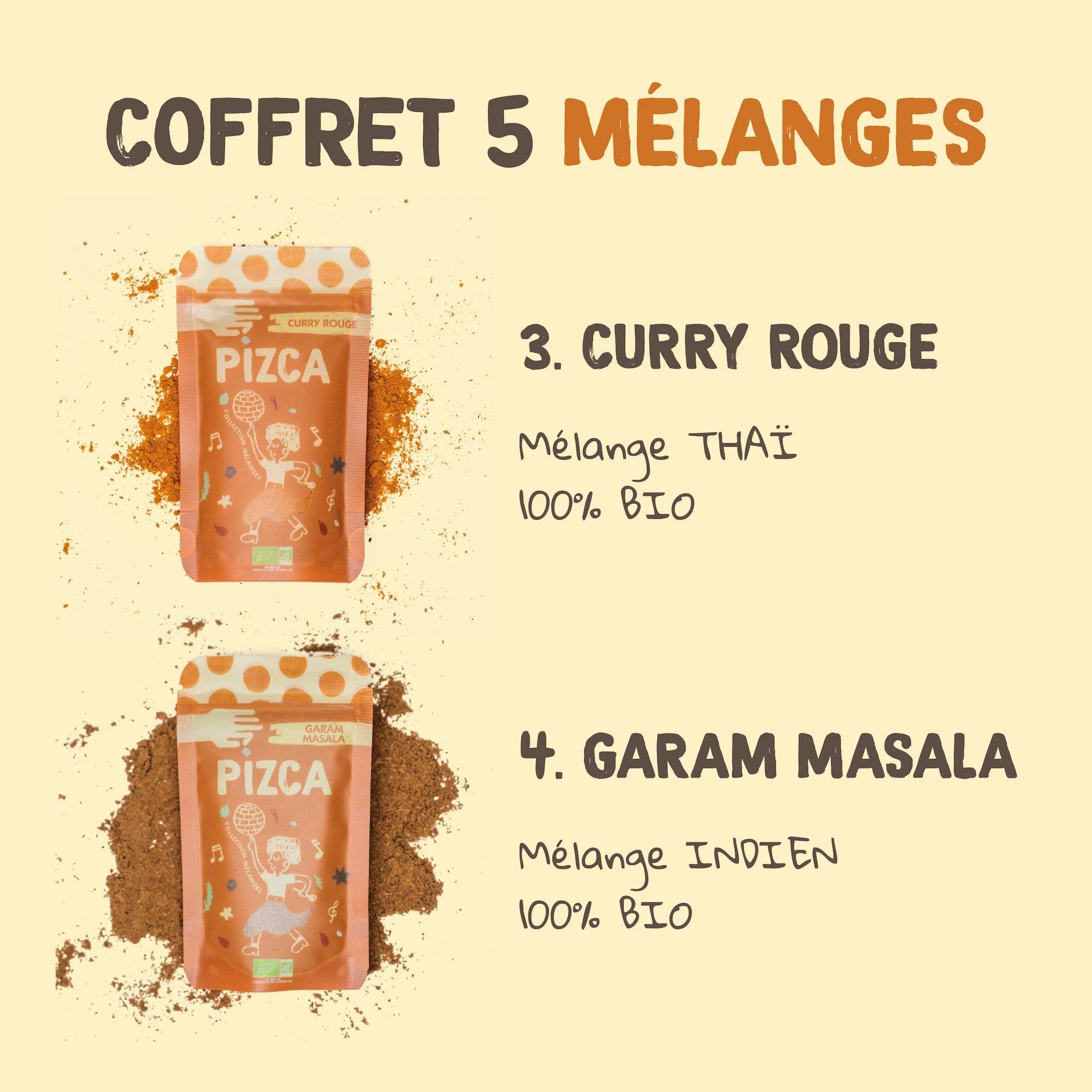 Coffret 5 Mélanges