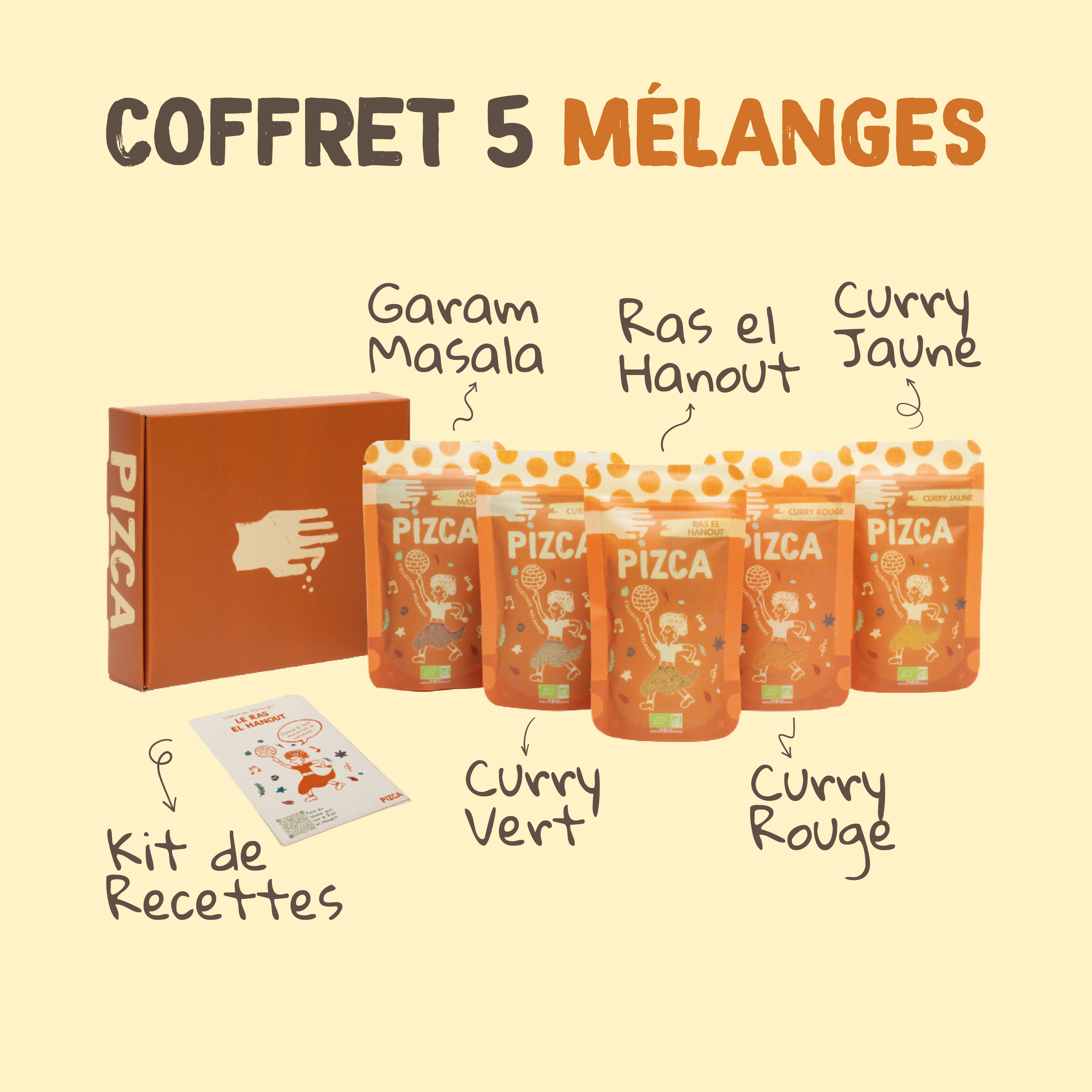 Coffret 5 Mélanges