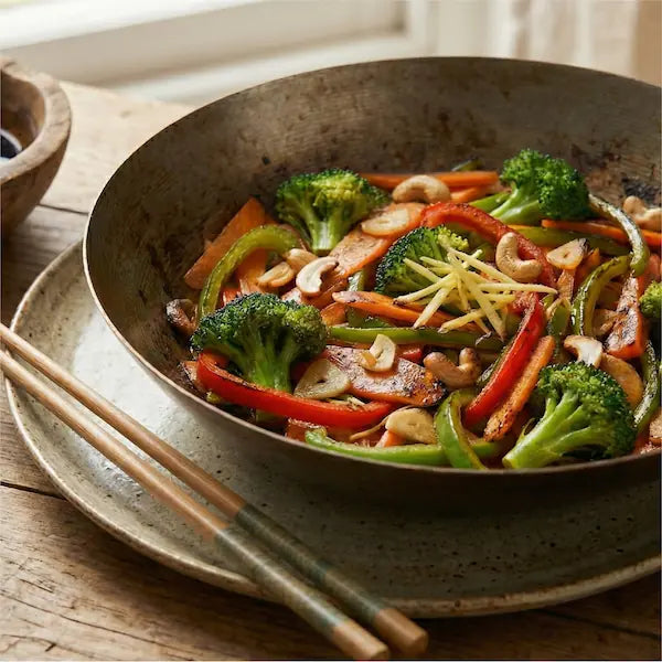 Wok de Légumes au Gingembre