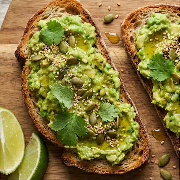 Toasts Avocat et CURRY VERT